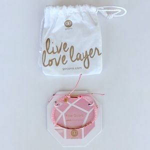 Gorjana Rose Quartz Gemstone Bracelet